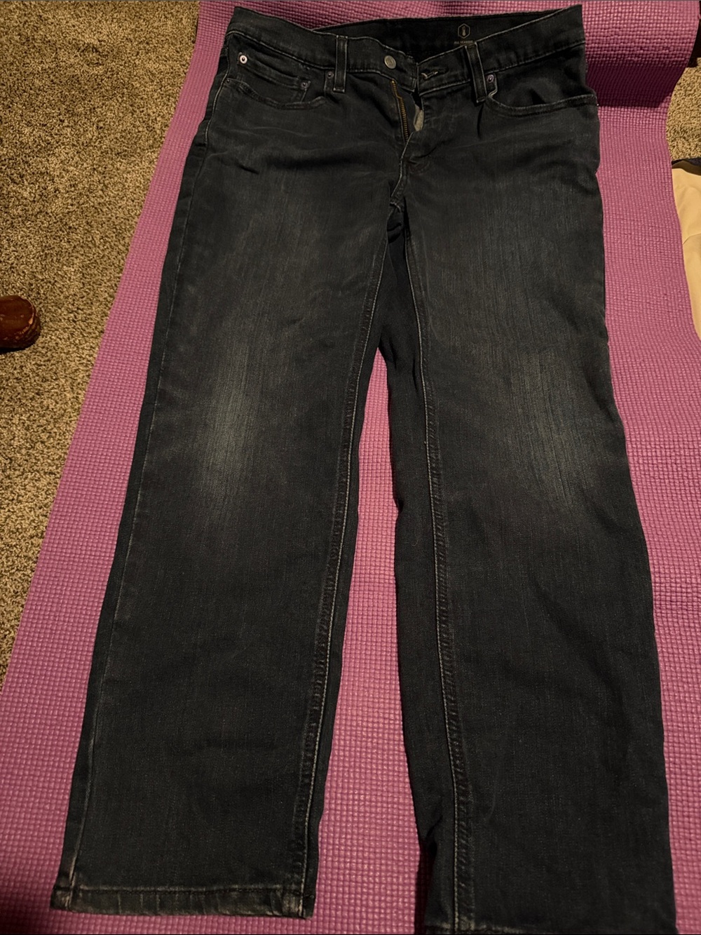 Levi's 541 Men's Straight Jeans in Dark Wash Black